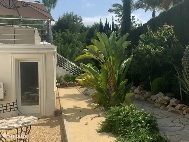 Casa La Palmera huren in Spanje, Costa Blanca, Jávea - villa De jeux de boules baan naast het huis in de mooie tuin