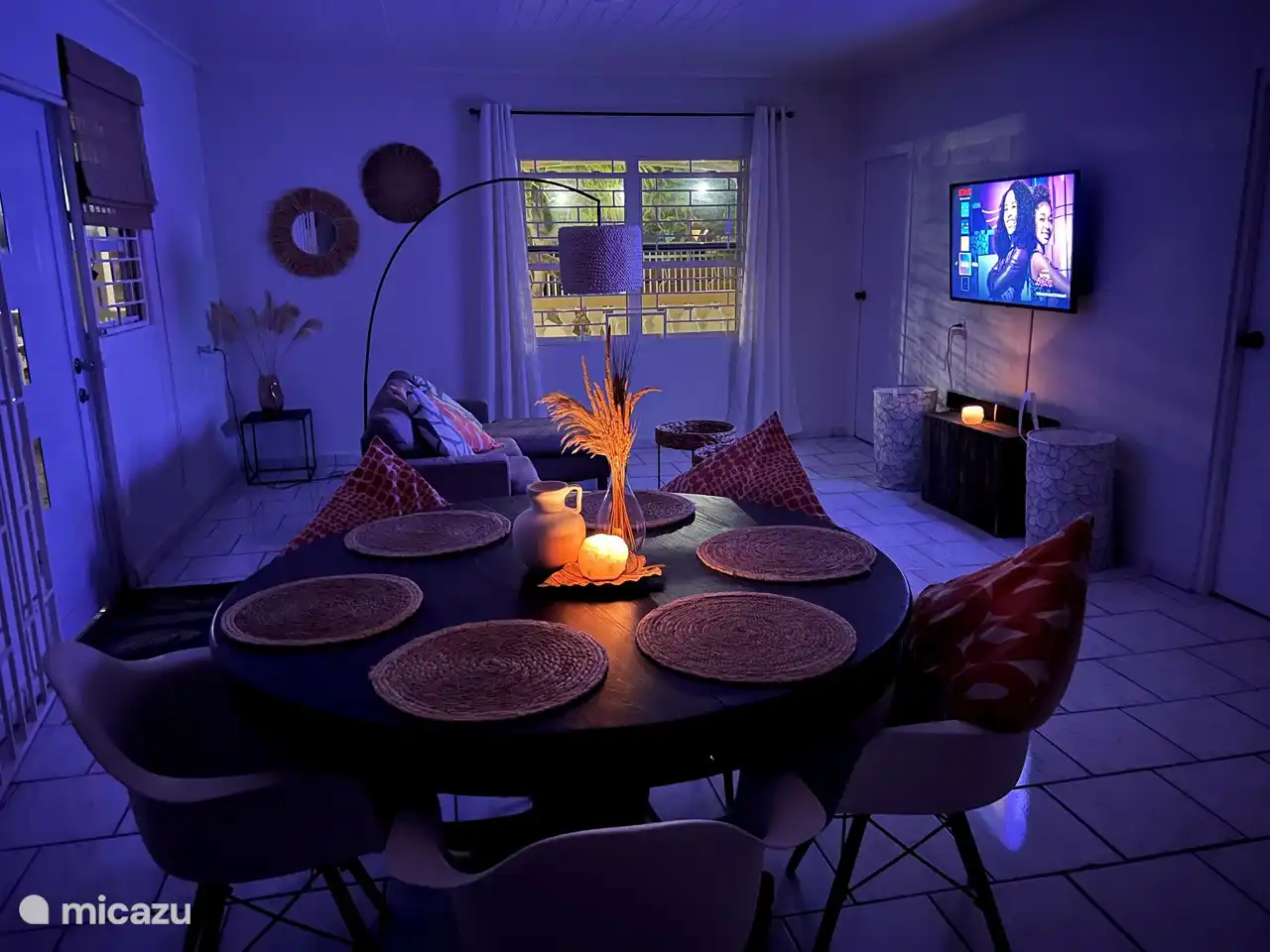 Impression aus dem Wohnzimmer am Abend