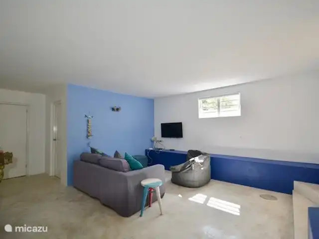Boutique Blue Bay Beach Villa #1a en Curazao, Curazao Centro, Blue Bay - villa 2º salón en el sótano
