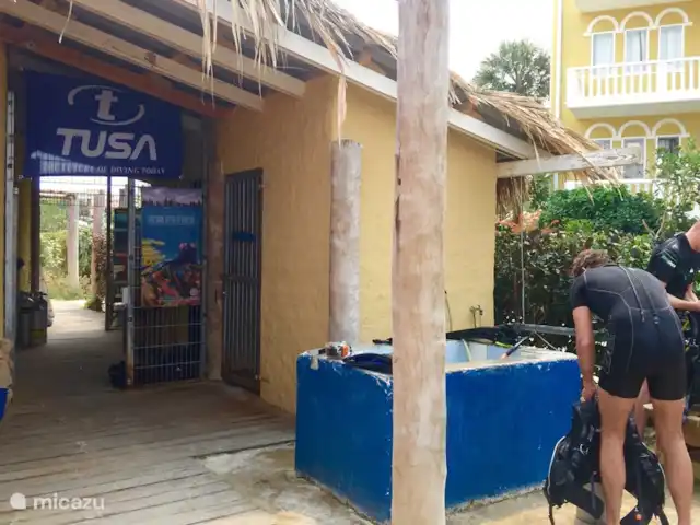 Boutique Blue Bay Beach Villa #1a en Curazao, Curazao Centro, Blue Bay - villa Escuela de buceo PADI en Blue Bay Beach
