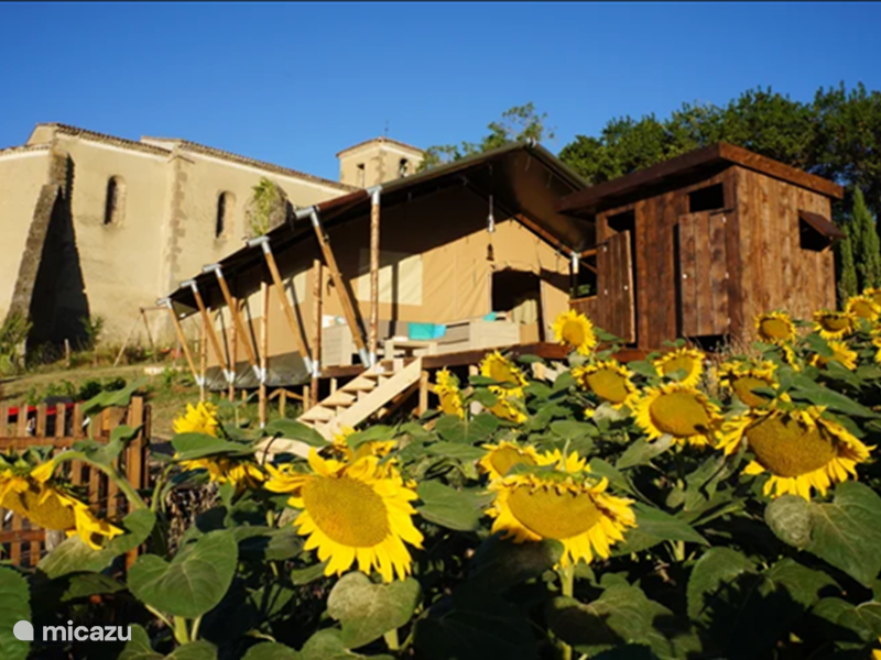 Ferienwohnung Frankreich, Aude, La Serpent Glamping / Safarizelt / Yurt Safarizelt Mas du Fontaoulie