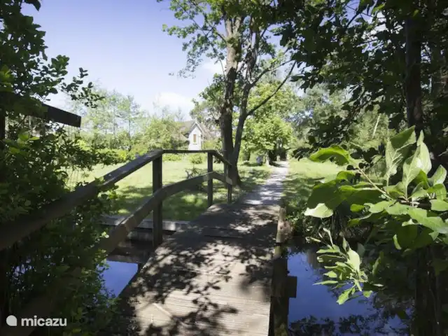LacÉtéMaison | Pays-Bas, Groningue, Groningue - maison de vacances Le pont sur le ruisseau au chalet