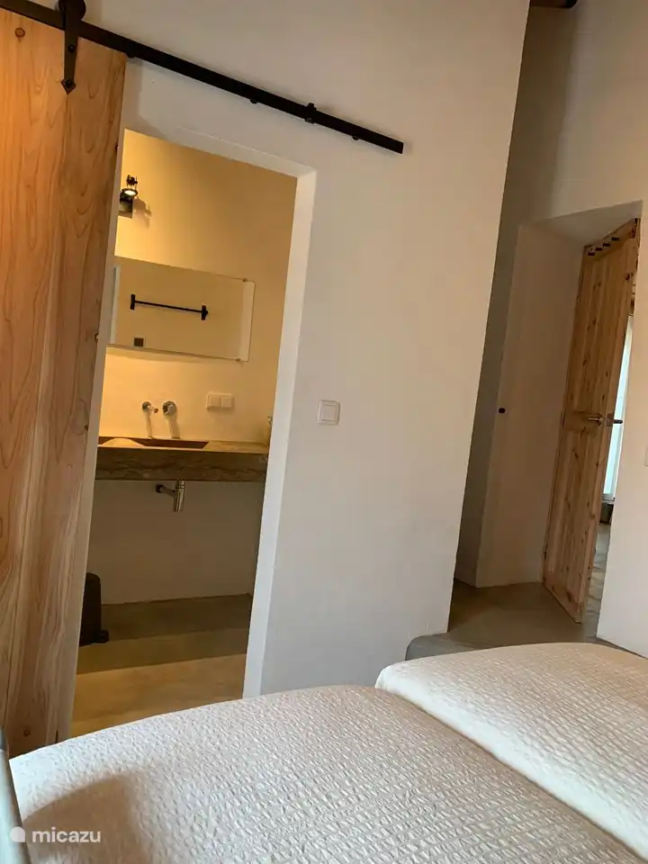 bedroom with bathroom