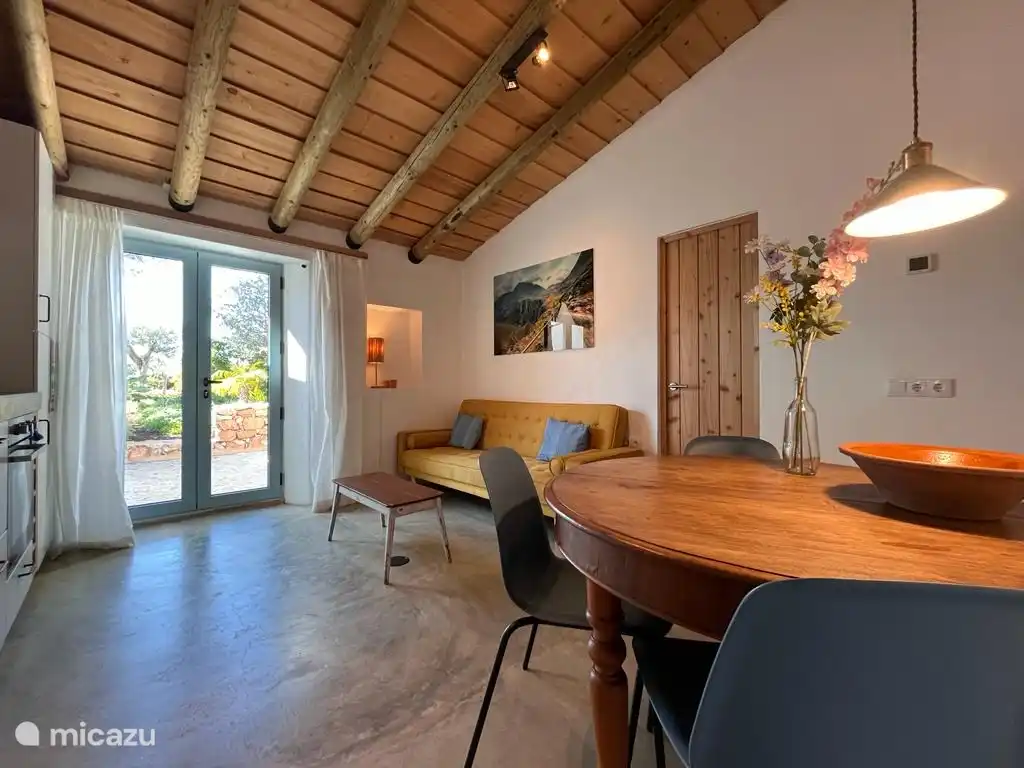Living room and kitchen