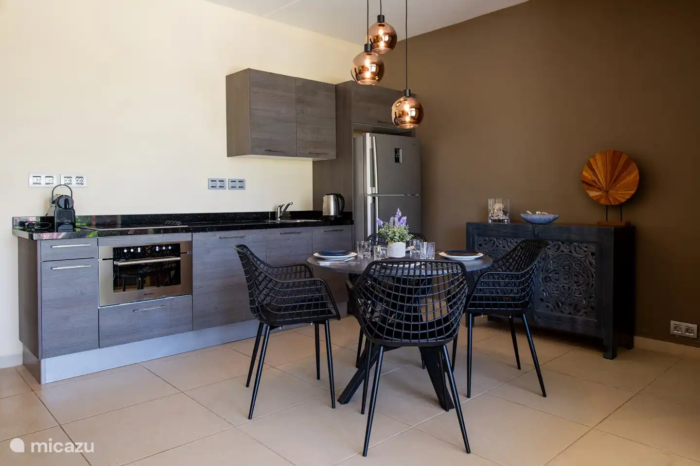 Kitchen with dining area