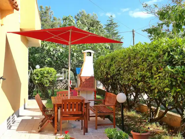 Casa de vacaciones Holek en Croacia, Kvarner, Silo (isla Krk) - casa vacacional terraza