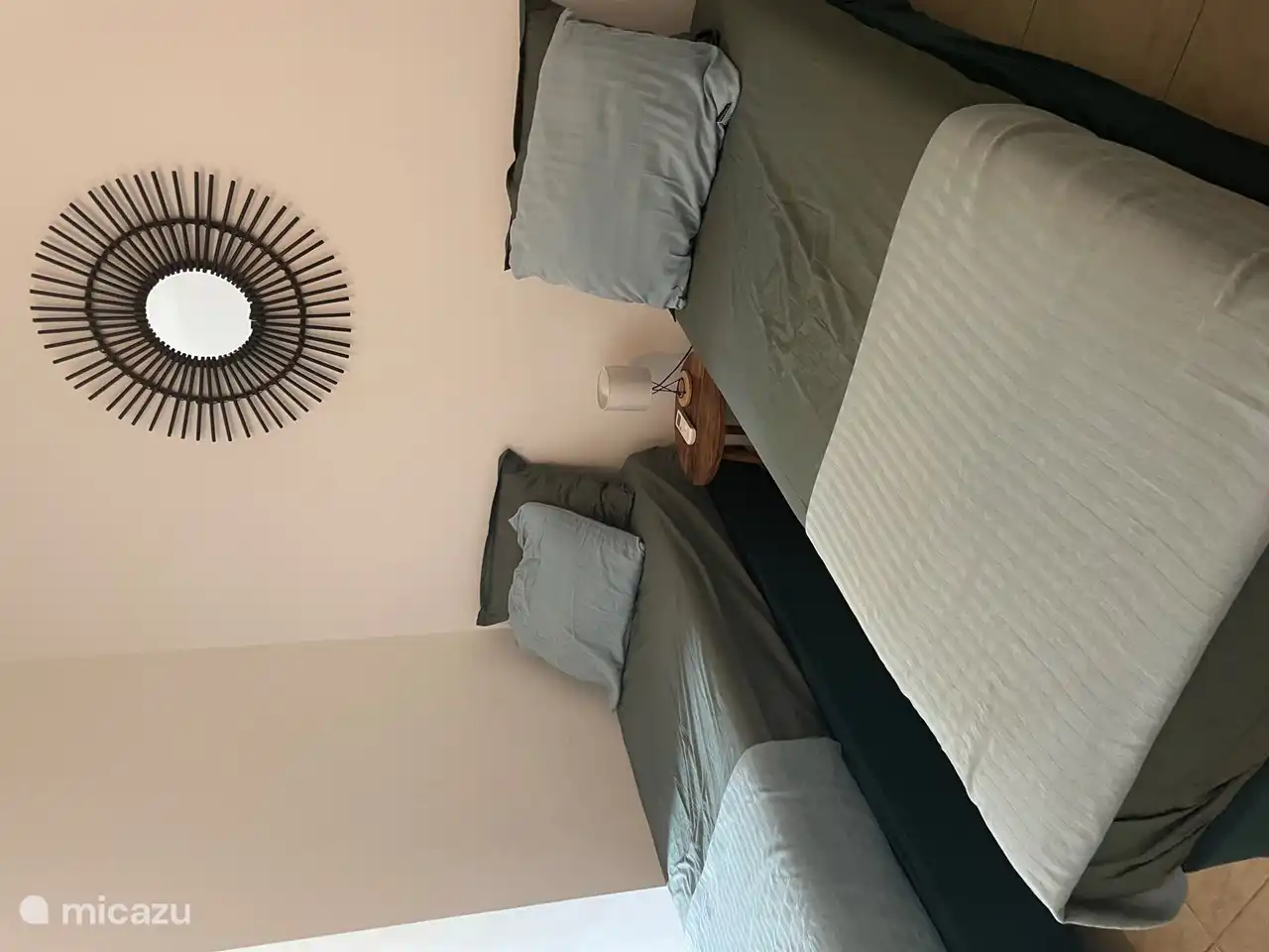 The beds in the 2nd bedroom can also be put together to create a double bed.