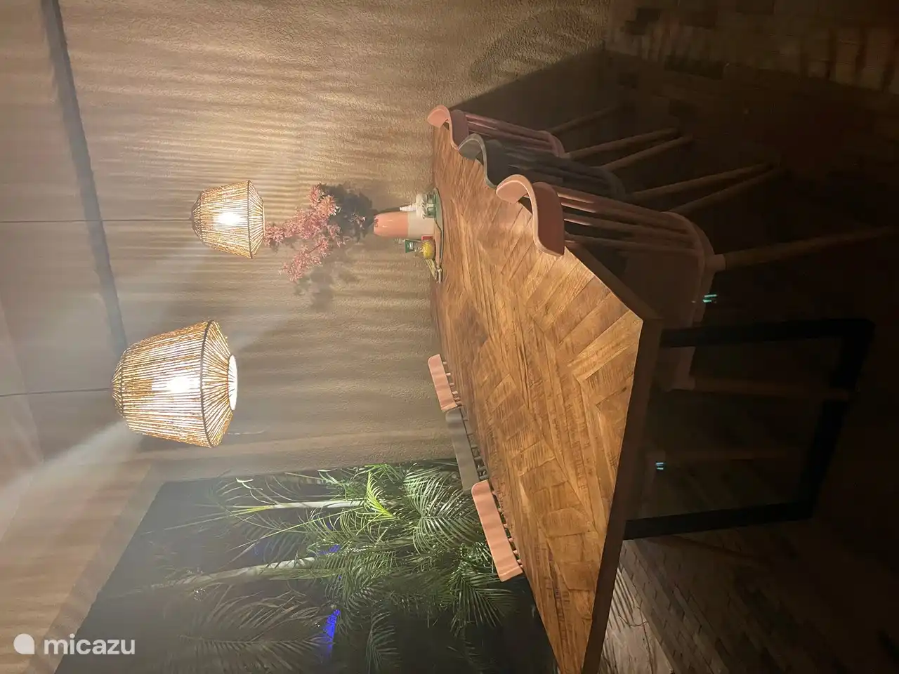 It is also wonderful to relax on the porch in the evening because of the atmospheric lighting