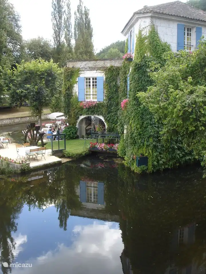 Brantome, mit altem Watermo;em, jetzt Restaurant