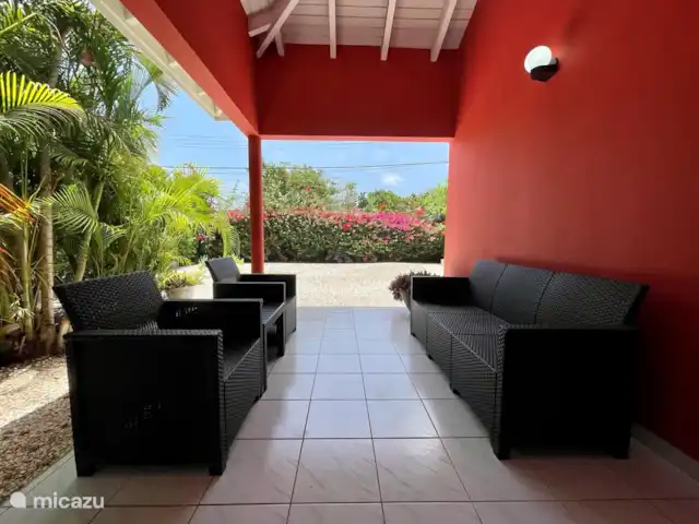 Location de Vacances Curaçao, Banda Ariba (est), Montan'i Rei, maison de vacances - Maison Bon Bida 29 Porche arrière