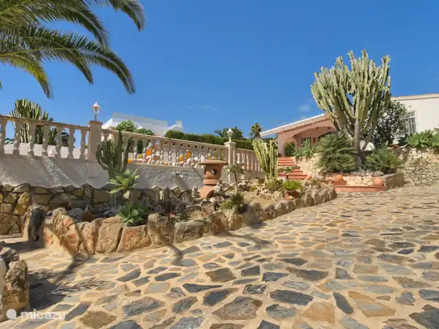 Casawens en España, Costa Blanca, Moraira - villa Vista lateral de la piscina