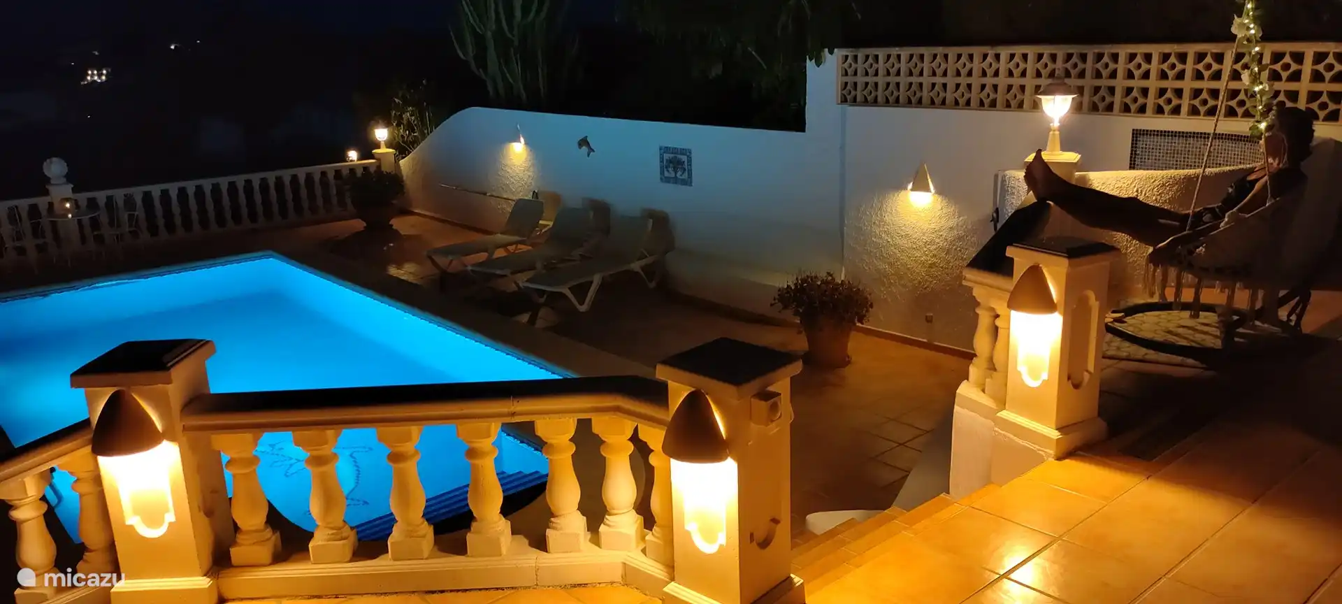 Umgebung der Poolbeleuchtung