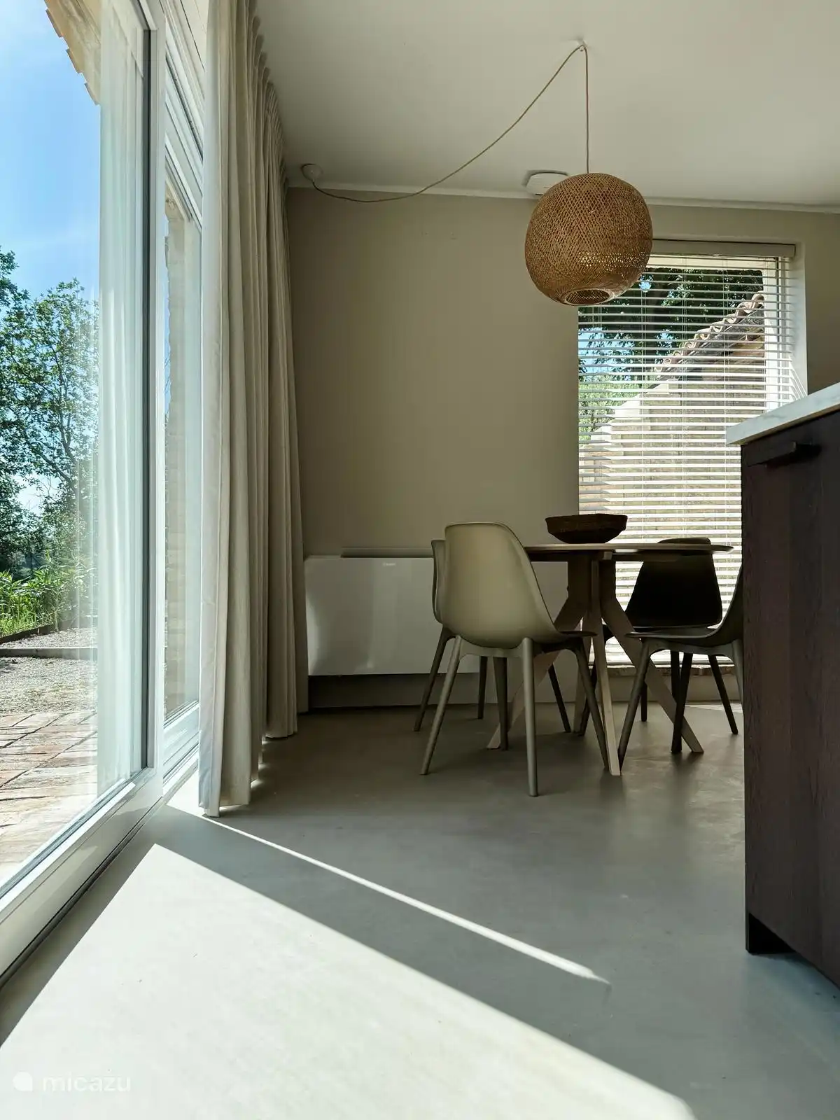 Keuken en eettafel Appartement Rilassati
