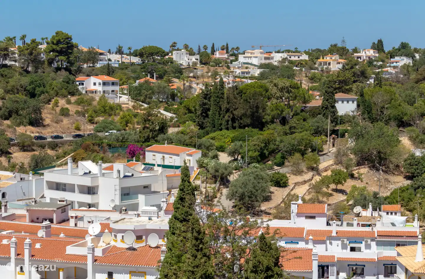 vue depuis le balcon à l'avant