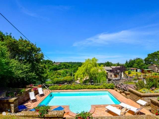 Ferienwohnung Italien, Umbrien, Porano - ferienhaus Haus mit privatem Pool Bolsenasee