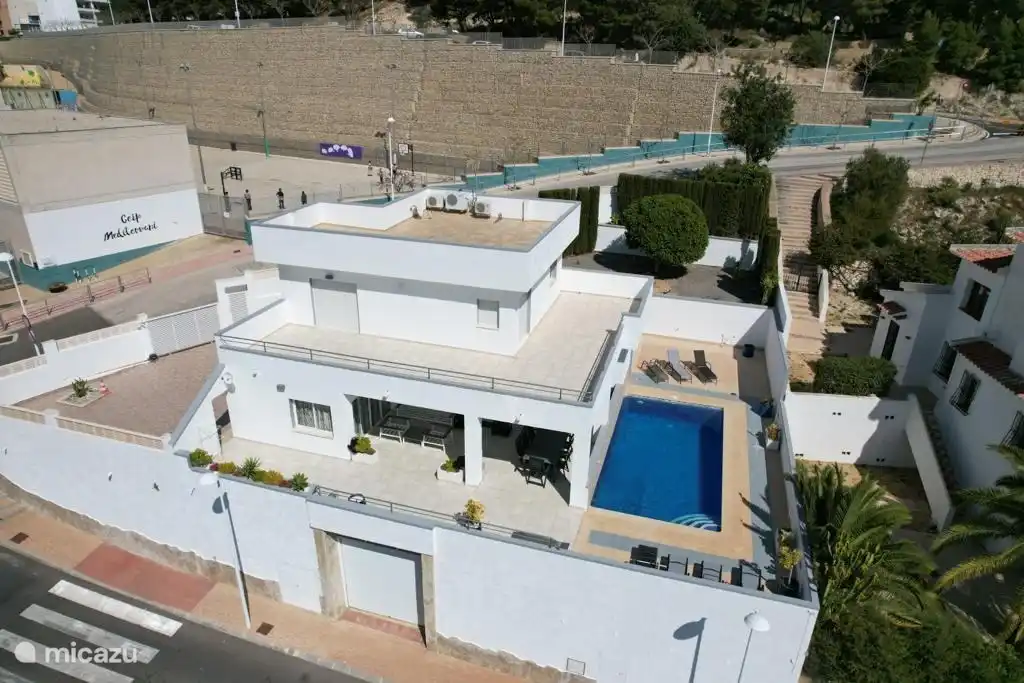 La zone où se trouve la villa.