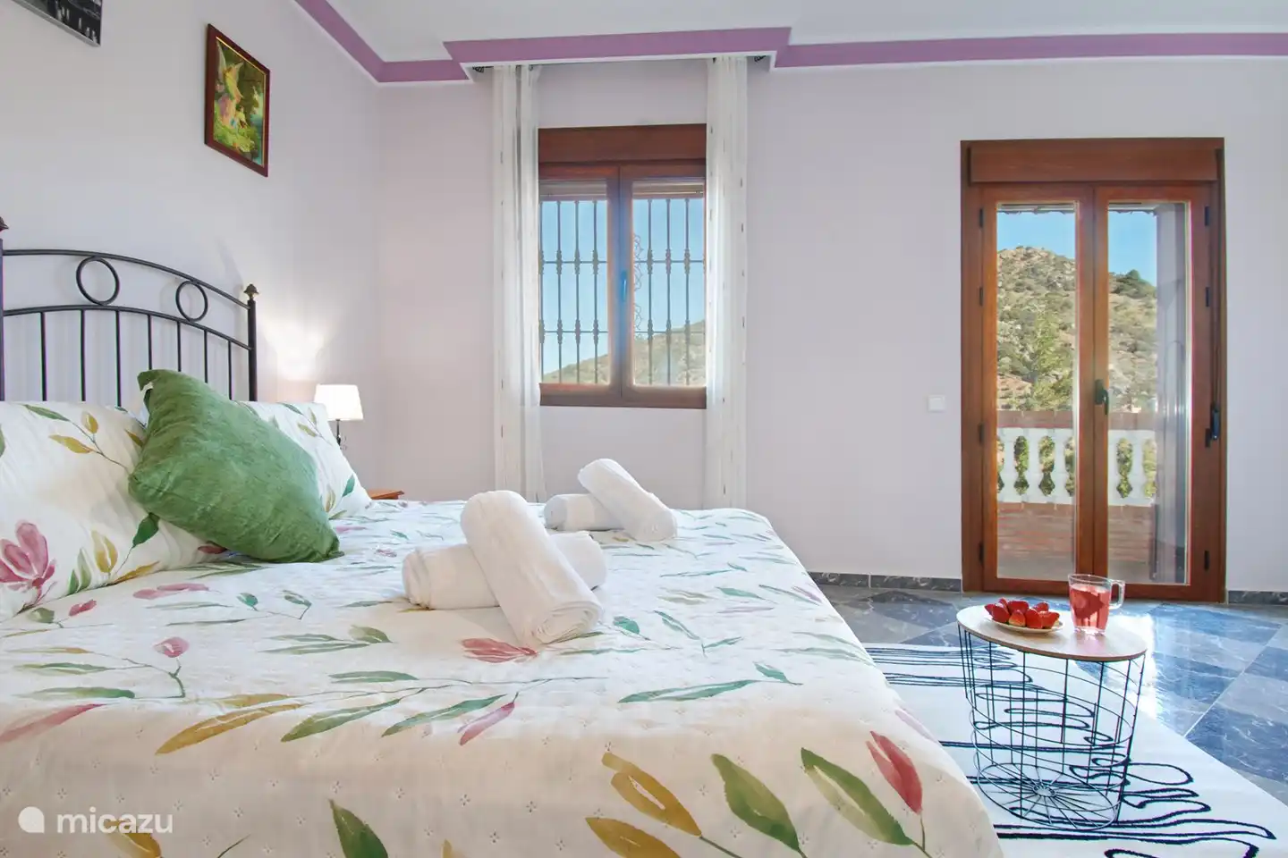 En altijd en overal dat prachtige uitzicht....wat dacht je van ontbijt op bed?