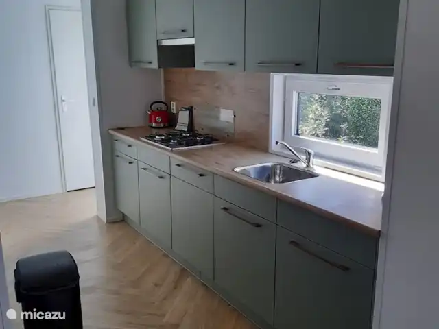Location de Vacances Pays-Bas, Gueldre, Wells, chalet - Huisje de Berk - Moderne Avec Sauna Cuisine moderne avec machine à laver, four et réfrigérateur