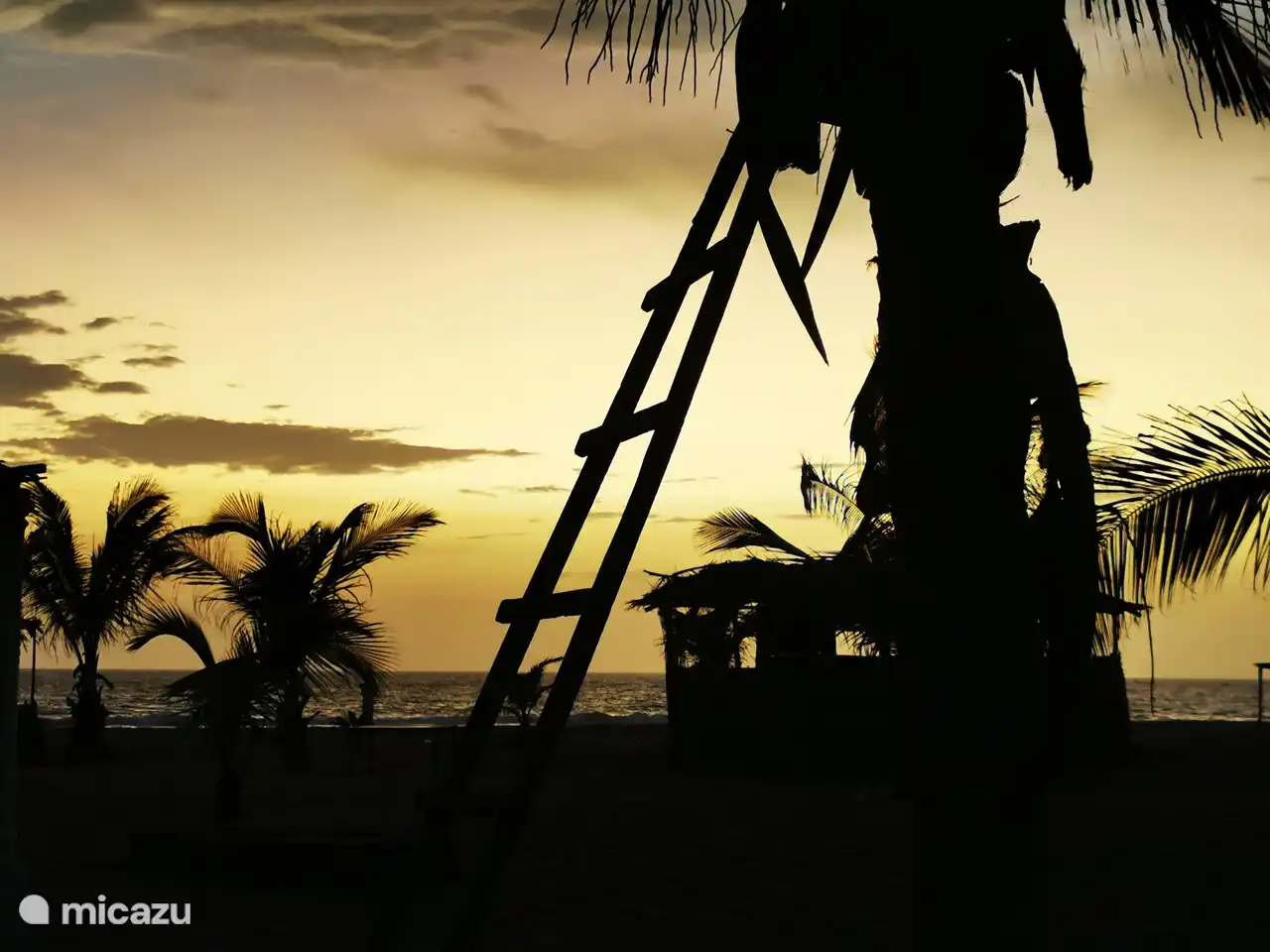 Der Sonnenuntergang am Paradise Beach