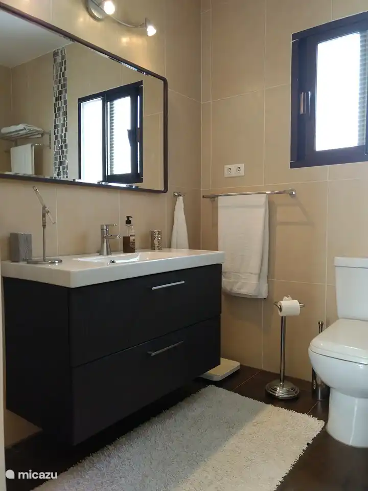 Badezimmer im Hauptschlafzimmer