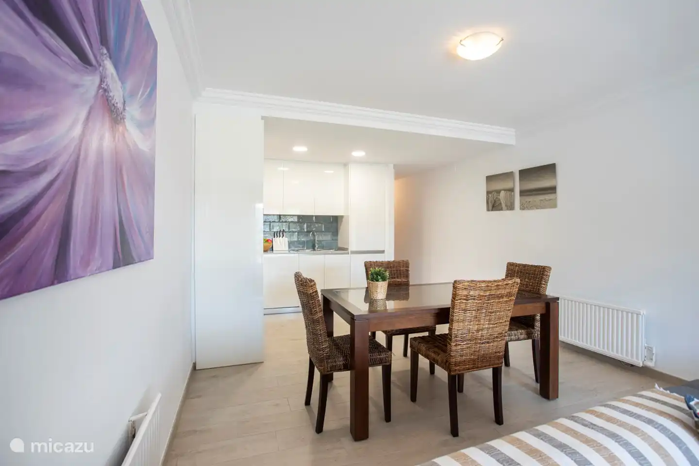 Kitchen and dining table