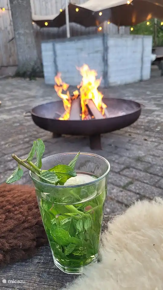 Profitez d'un joli feu de camp en fin de journée