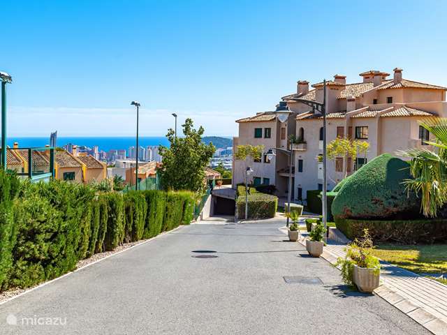 Vakantiehuis Spanje, Costa Blanca, Benidorm - appartement Zeezicht Finestrat woning met tuin