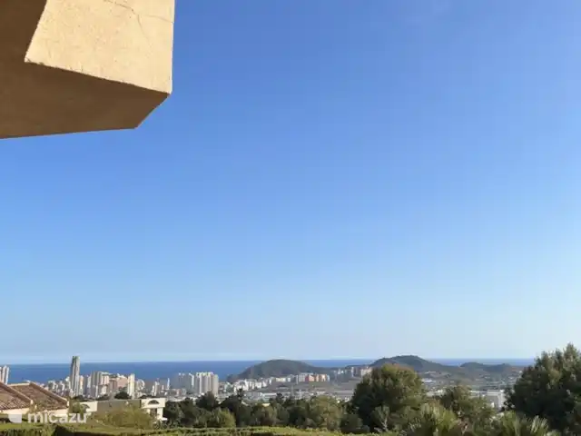 Casa vista mar Finestrat con jardín en España, Costa Blanca, Finestrat - apartamento Vista desde la terraza exterior
