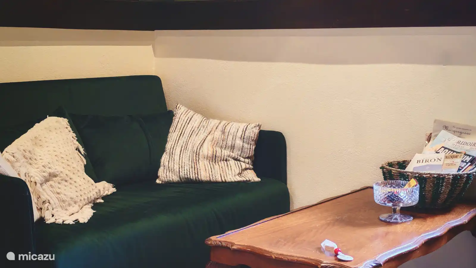 Cozy zitje in de woonkamer