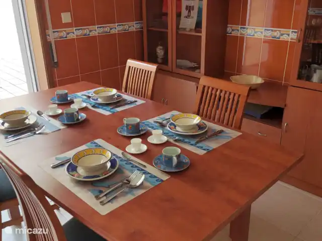 Vista das Dunas huren in Portugal, Costa Verde, Praia da Vagueira - vakantiehuis Gezellig ontbijten in de woonkeuken