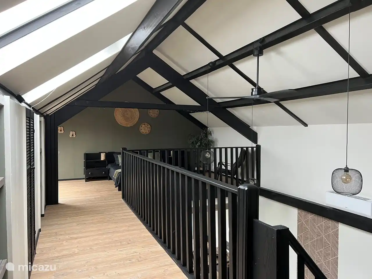 Vide avec un lit double