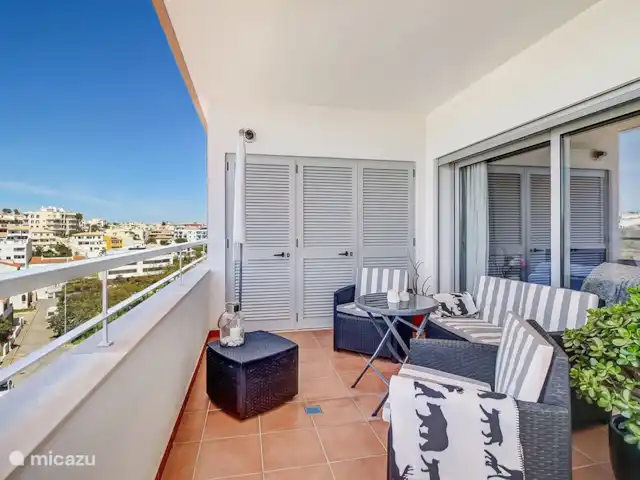 Apartamento 'muito sol' en Portugal, Algarve, Lagos - apartamento Terraza con zona de estar