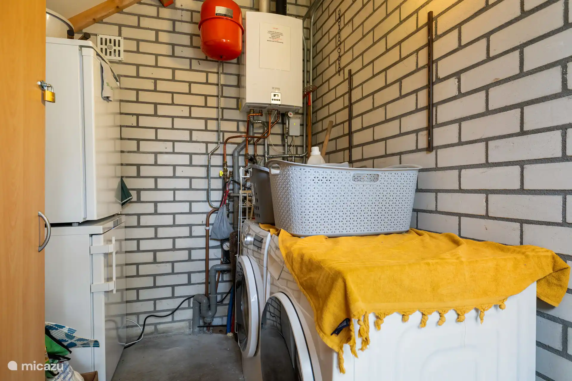 Disposition de la buanderie. 