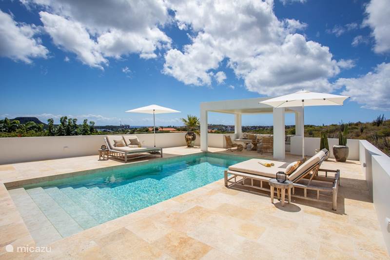 Vakantiehuis Curaçao, Banda Ariba (oost), Jan Sofat Appartement Luxe villa met adembenemend uitzicht
