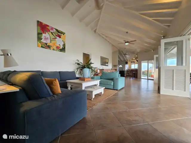 villa en Curazao, Banda Arriba (este), Brakkeput Abou – La villa con vistas al puerto Salón