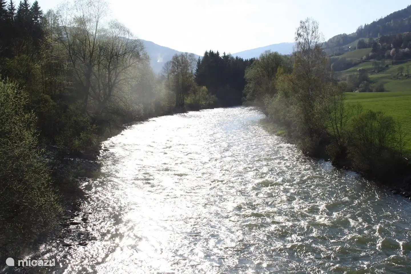 Die Mur, ideal für Kajak-Sport, Paddeln