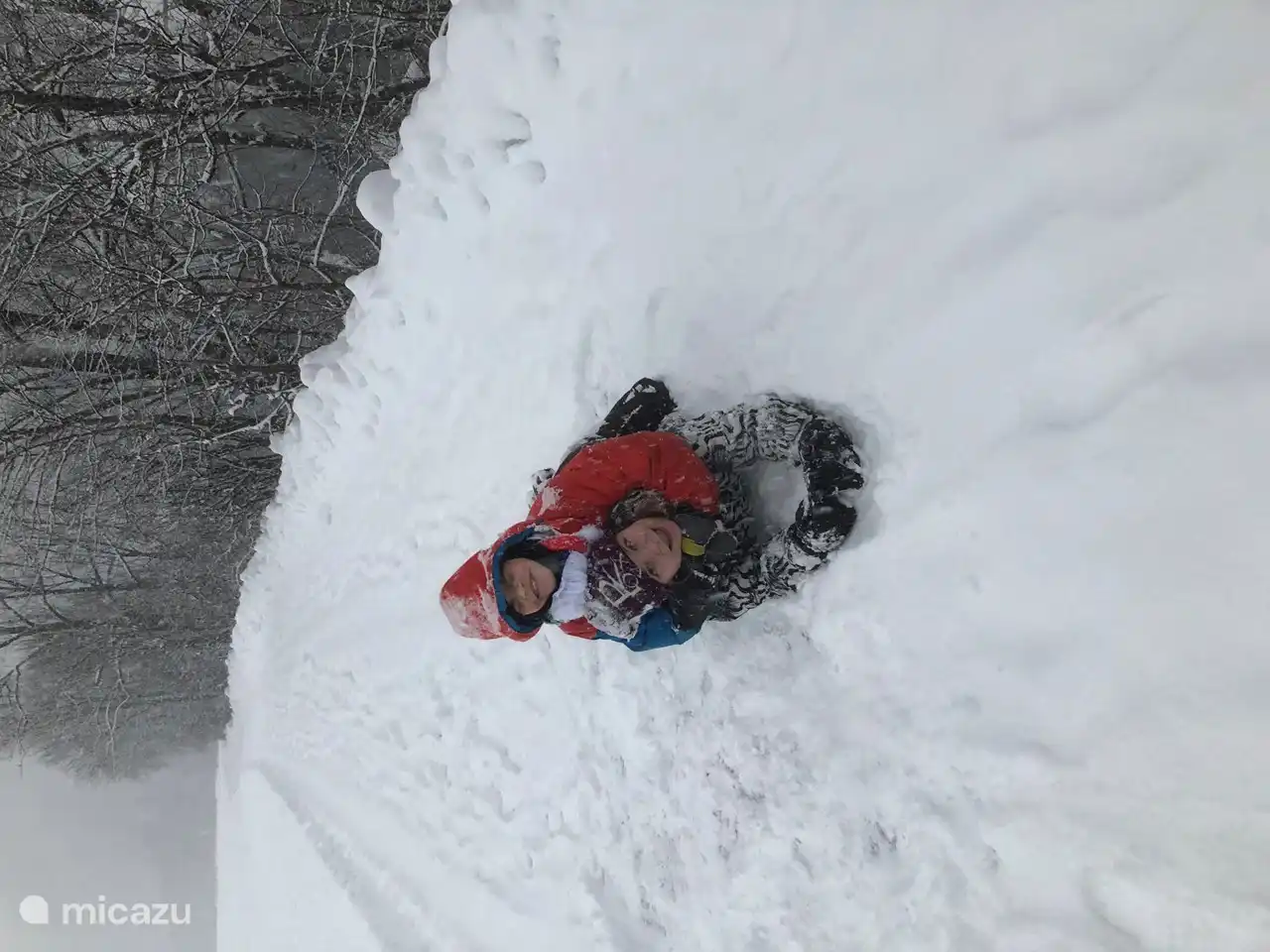 Spass im Schnee für kids und Erwachsene