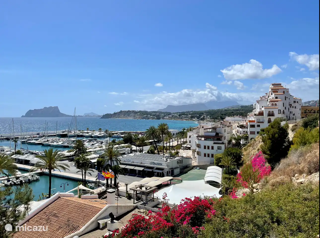 Le village à la mode de Moraira où se trouve l'appartement de plage Marjaleta Moraira.