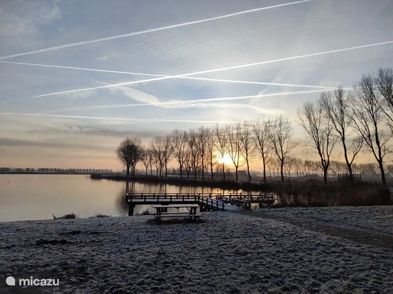 Recreational lake within walking distance, where you can swim and fish.