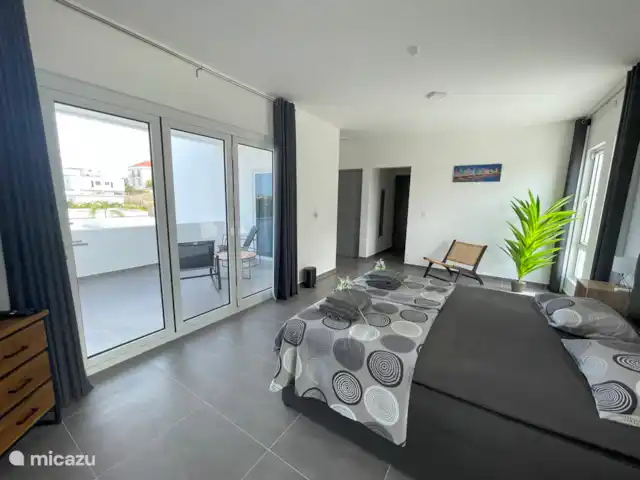 María Pampoen en Curazao, Banda Arriba (este), Marie Pampoen - villa Dormitorio 1er piso con balcón