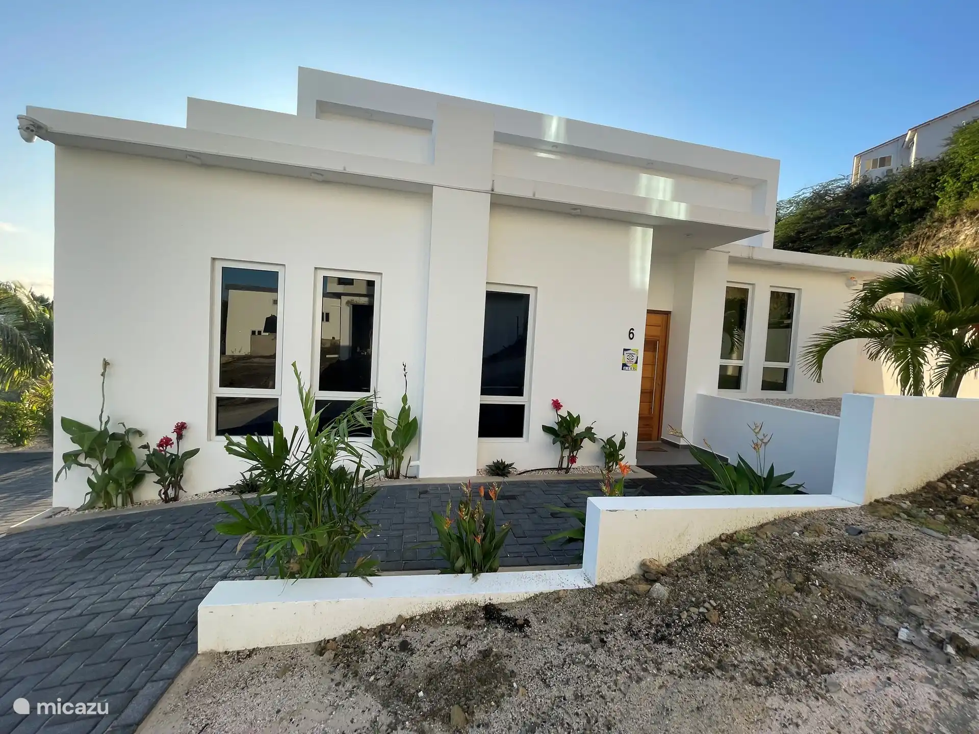 Front view detached villa