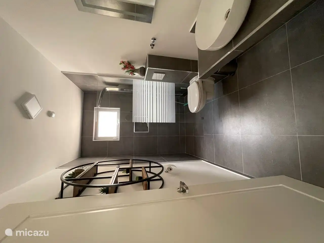 Bathroom ground floor with rain shower.