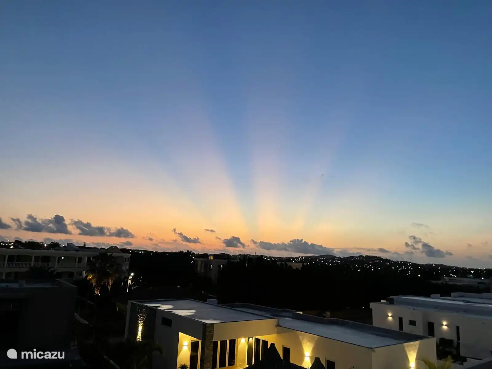 Beautiful sunrise from the balcony 1st floor