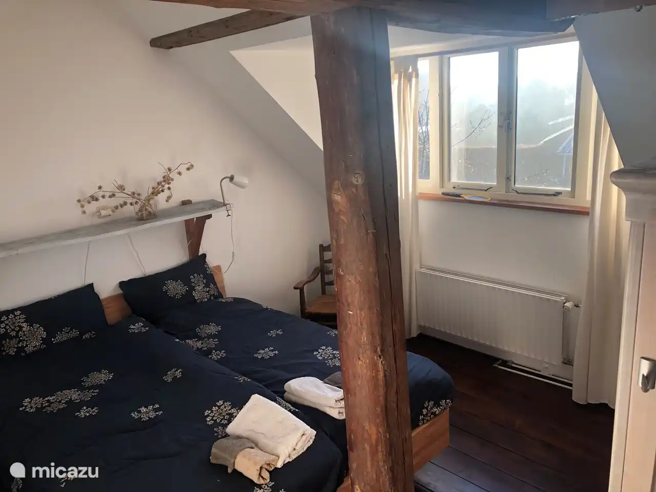 Bedroom on the south.