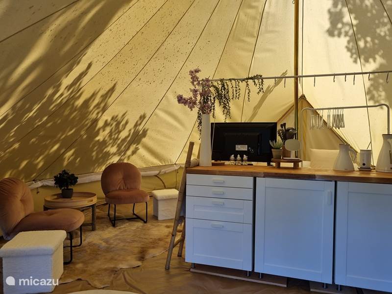 Casa vacacional Francia, Lot, Loupiac Camping con glamour/Yurta/Tienda safari Lavanda