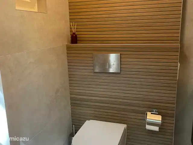 casa vacacional en Países Bajos, Drente, Ruinen – Casa de vacaciones Ruinen 'De Bosnimpf' inodoro