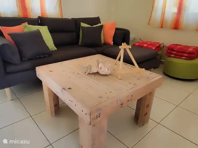 villa en Curazao, Bandabou (oeste), Fontein – CAS IGUANA - vista al mar y privacidad Cas Iguana - Sala de estar