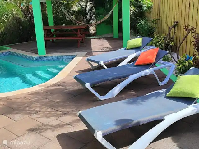 villa en Curazao, Bandabou (oeste), Fontein – CAS IGUANA - vista al mar y privacidad CAS IGUANA - Piscina