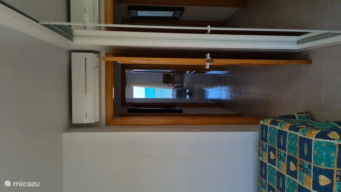 Pasillo entre los dormitorios