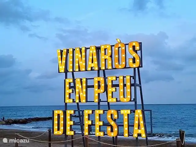 Mediterrane uitkijkpost van Vinaròs huren in Spanje, Costa del Azahar, Vinaroz - appartement Foto van het strand van Vinarós